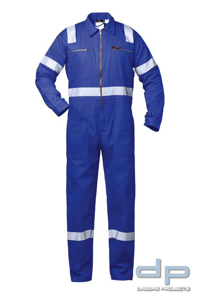 RALLYE-OVERALL MIT REFLEXSTREIFEN Farbe : orange Größe : 44