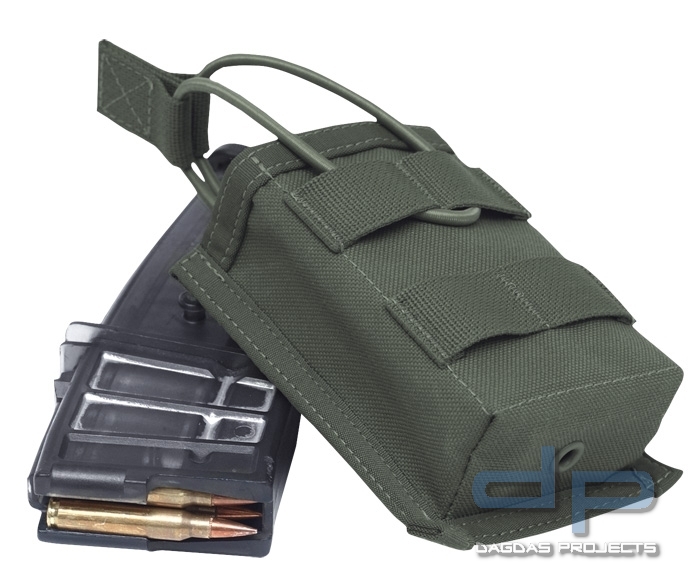 Warrior Single Open Mag Pouch G36 Oliv