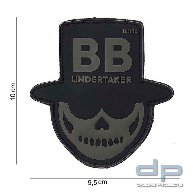 Emblem 3D PVC BB Undertaker grau