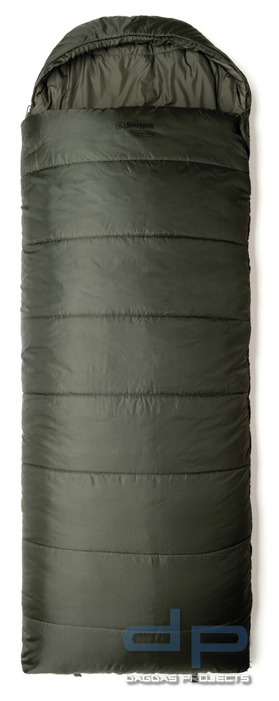Snugpak Schlafsack Navigator Oliv (-2°C bis -7°C) in Oliv, rechts
