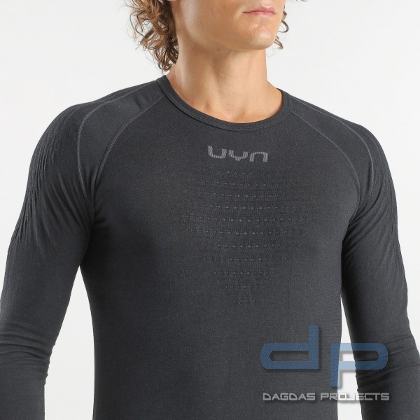 UYN EVOLUTION BIOTECH LANGARM SHIRT IN SCHWARZ