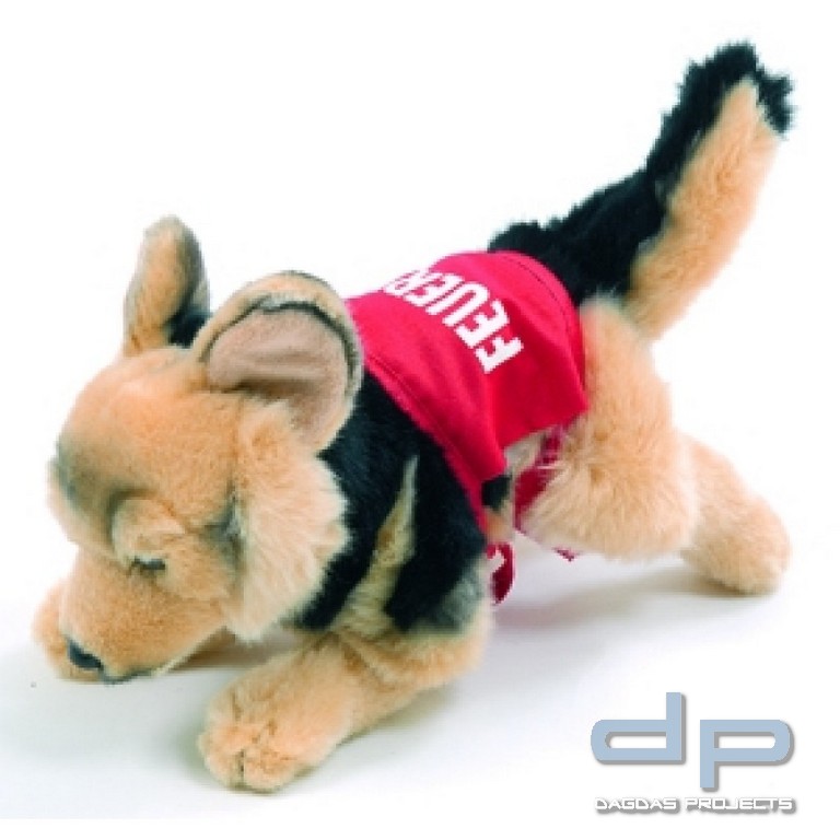 Plüschhund "FEUERWEHR"