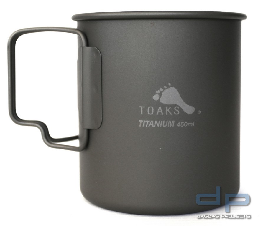 Toaks Light Titanium Becher 450 ml (Ultraleicht Version)