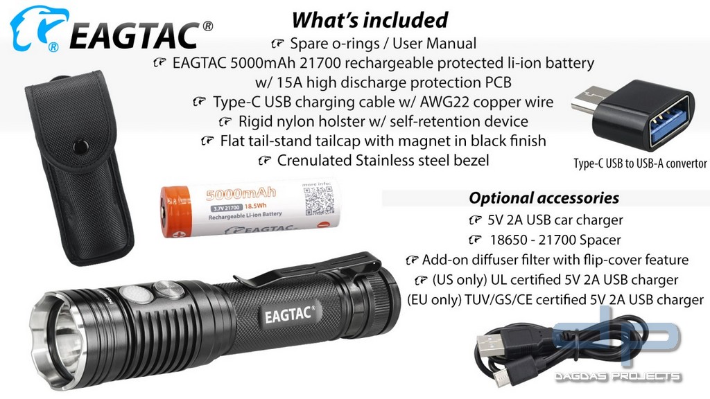 Eagtac TX3V MKII Luminus SST70 LB
