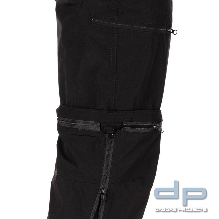 Trekking Hose, "Rachel", in Schwarz und Oliv