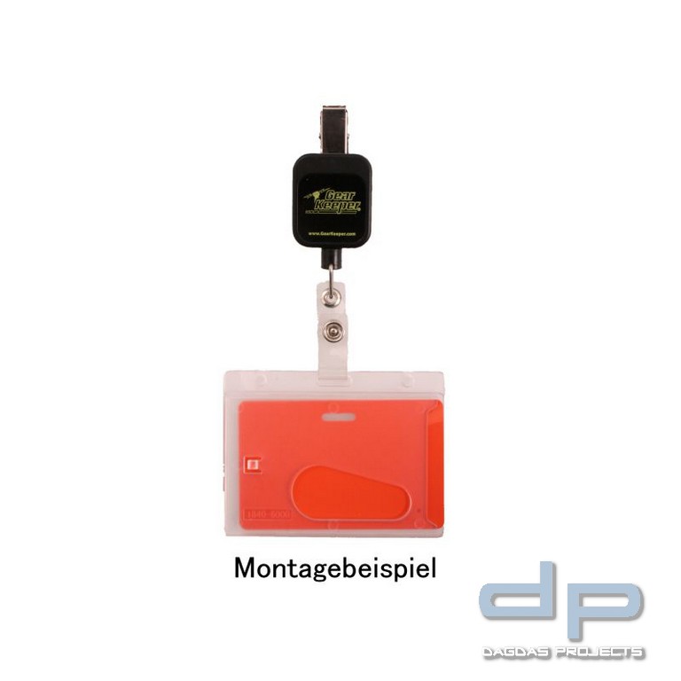 Gearkeeper RT5 Ausweishalter mit Metallclip, Kevlarseil