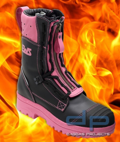 EWS PINK FIRE Feuerwehrstiefel