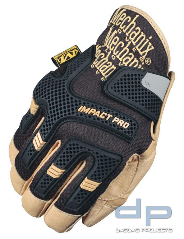 Mechanix CG Impact Pro Handschuh Schwarz/Khaki