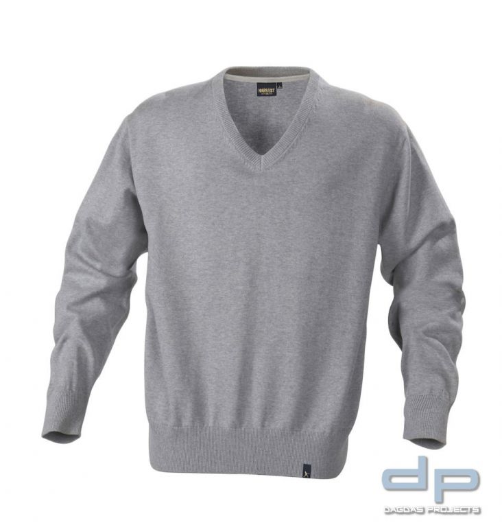 Herren-Feinstrickpullover mit V-Ausschnitt 100% supergekämmte Baumwolle in verschiedenen Farben