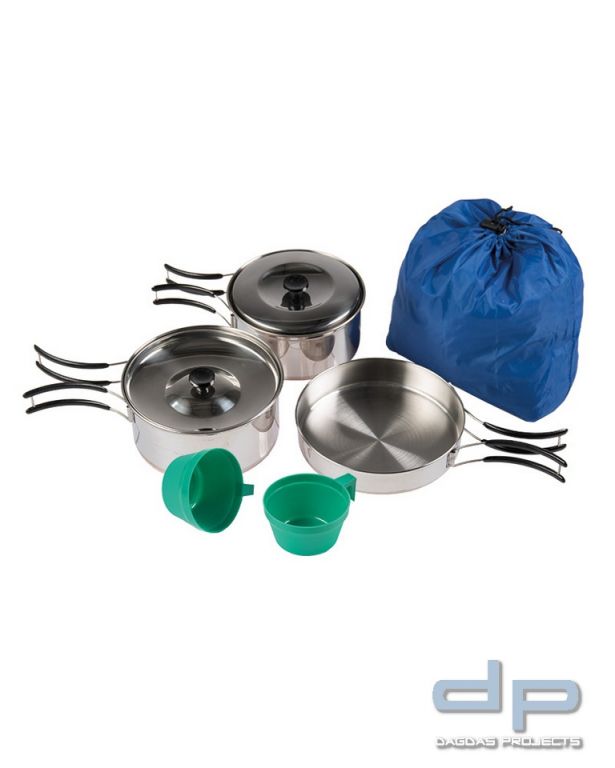 KOCH-SET FÜR 2 PERSONEN STAINLESS STEEL VPE 2