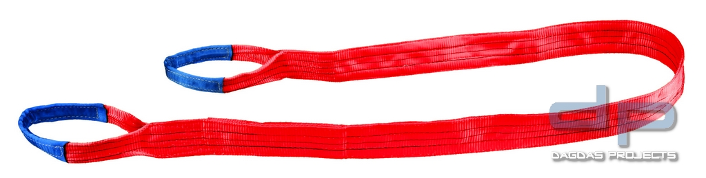 150 mm Hebeband EN 1492-1 150 mm X 6 m rot