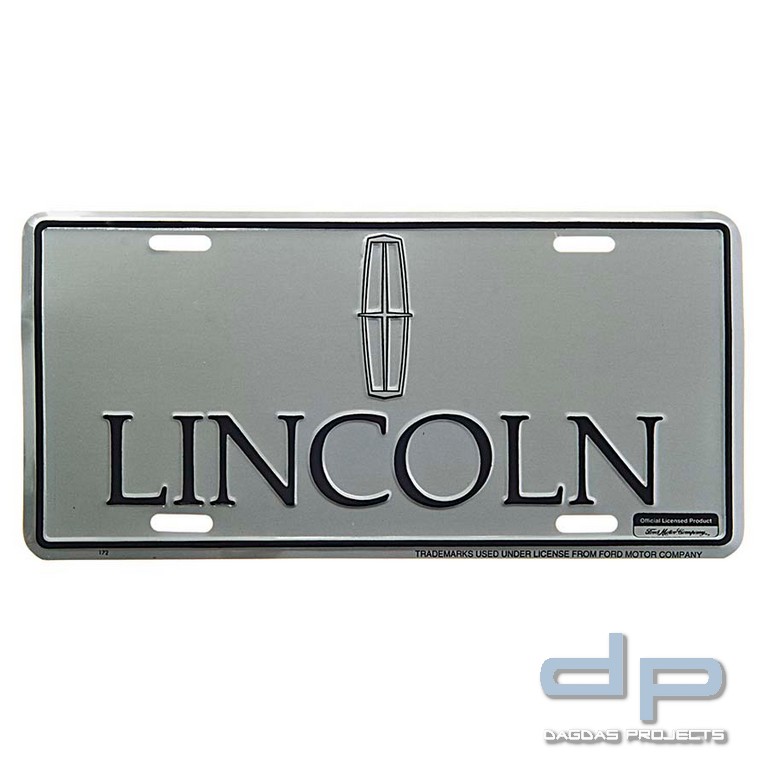 Nummernschild Lincoln