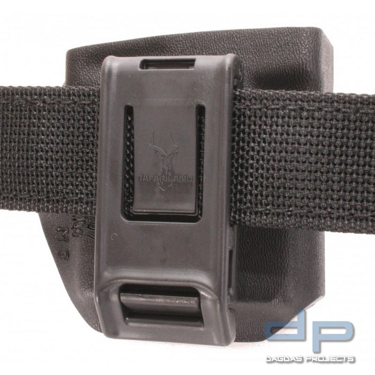 Mag-Tasche SAFARILAND® 774 MP/Langwaffe schwarz, STX, Gürtelbefestigung, open top