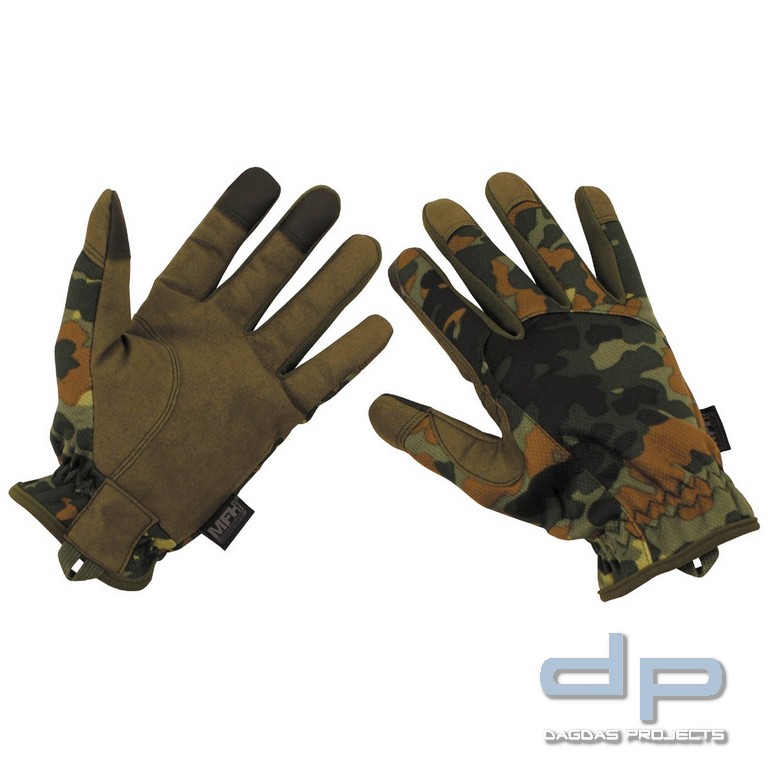 Fingerhandschuhe, flecktarn, "Lightweight"