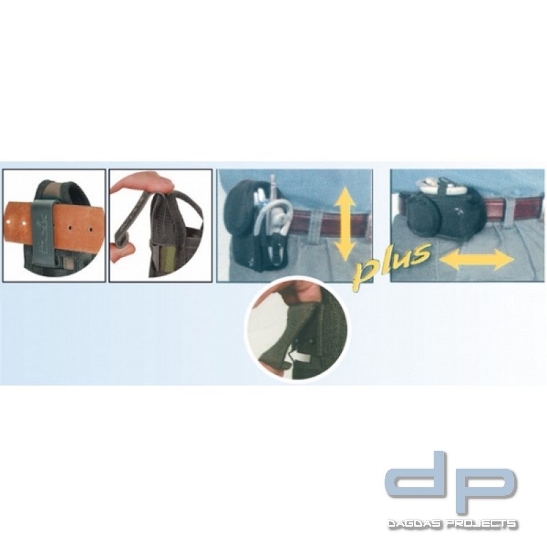 Nite Ize Handyholster - klein / schwarz / Klett