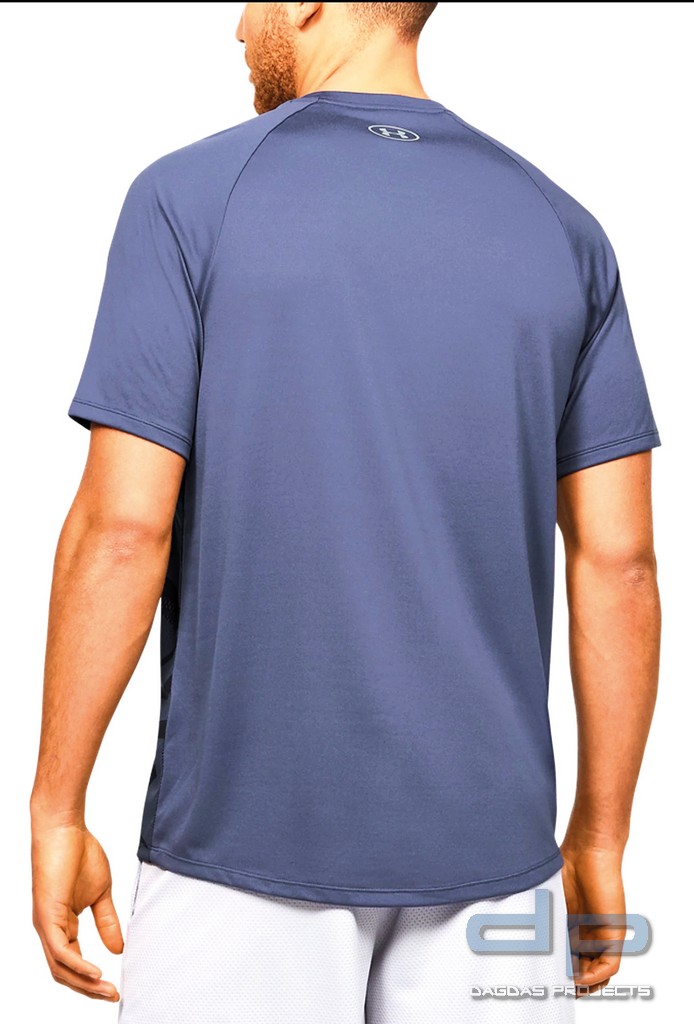 UNDER ARMOUR TECH 2.0 MORPH T-SHIRT in Hellgrau und Navy