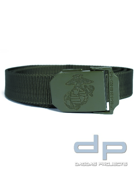 USMC HOSENGÜRTEL 30MM OLIV VPE 10