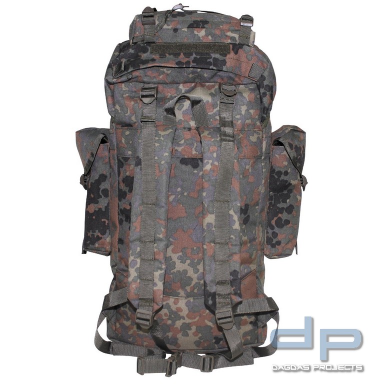 BW Kampfrucksack, flecktarn, groß, Cordura