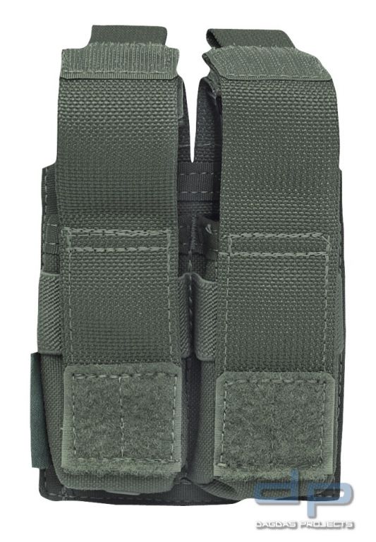 Warrior Double 9mm Pistol Pouch Oliv