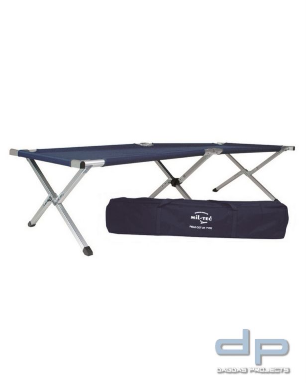 FELDBETT US TYP ALU M.TA.190X65CM BLAU VPE 2