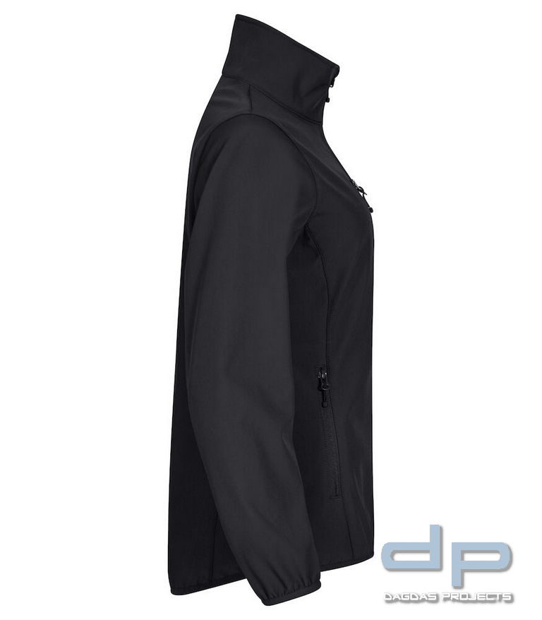 Behörden Classic Softshell Jacket Lady in verschiedenen Farben mit Aufdruck nach Wunsch auf Brust un