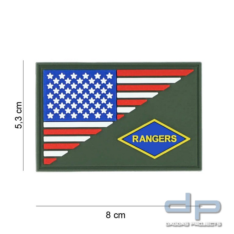 Emblem 3D PVC Rangers half flag