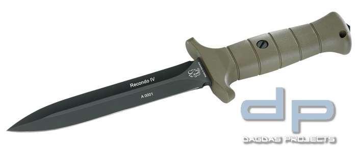 Eickhorn Kampfmesser Recondo IV Oliv Klinge Glatt