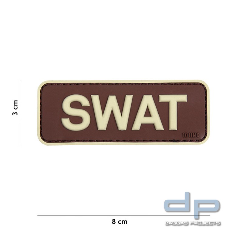 Emblem 3D PVC SWAT braun