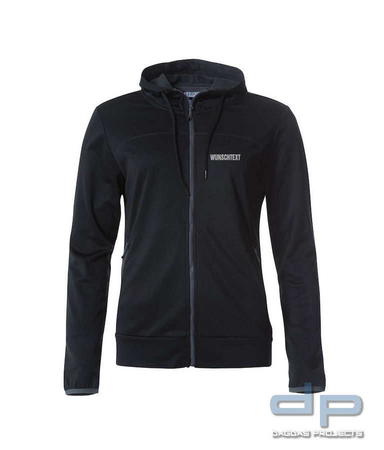 Sweatjacke Ottawa Ladies in verschiedenen Farben mit Aufdruck nach Wunsch in reflex Silber