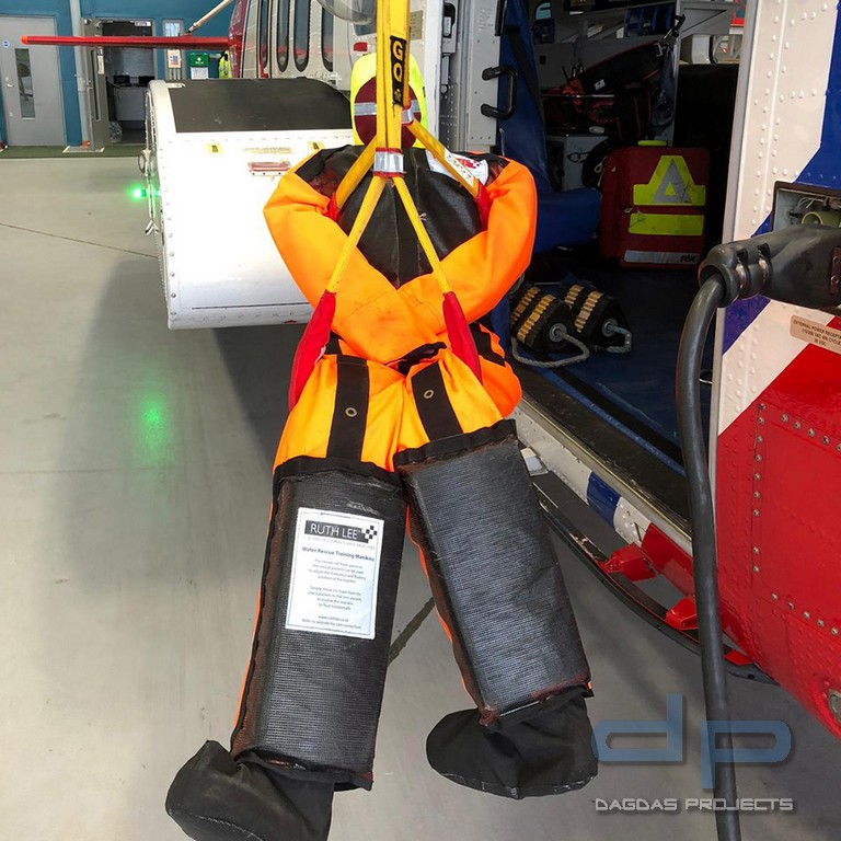RuthLee Übungspuppe Hubschrauberrettung; Erwachsener, Gewicht 40 kg, Gr. 1,80 m