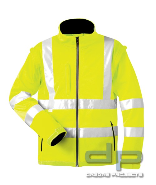 WARNSCHUTZ-SOFTSHELLJACKE in Gelb
