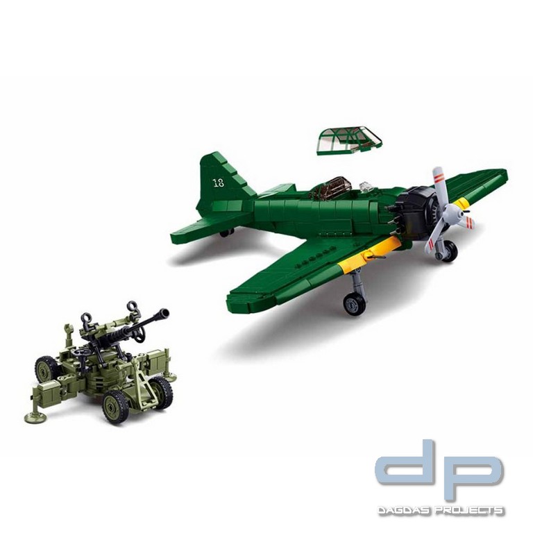 Sluban WWII A6M Zero M38-B1108 #16185