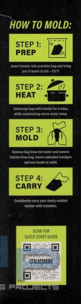 BLACKHAWK TECGRIP FORMLOK IWB MOLDABLE HOLSTER