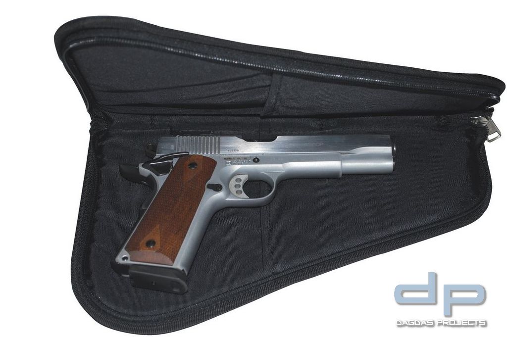 Waimex Kurzwaffenfutteral abschließbar mit Seitentasche für Waffen bis 6 1/2" Lauflänge