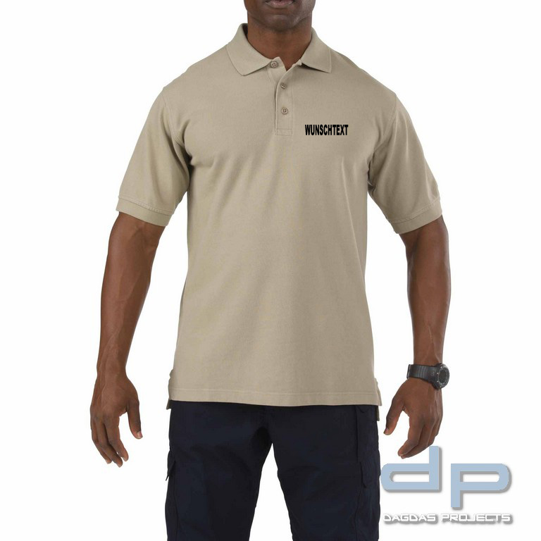 5.11 Professional Short Sleeve Polo verschiedene Farben mit Wunschaufdruck