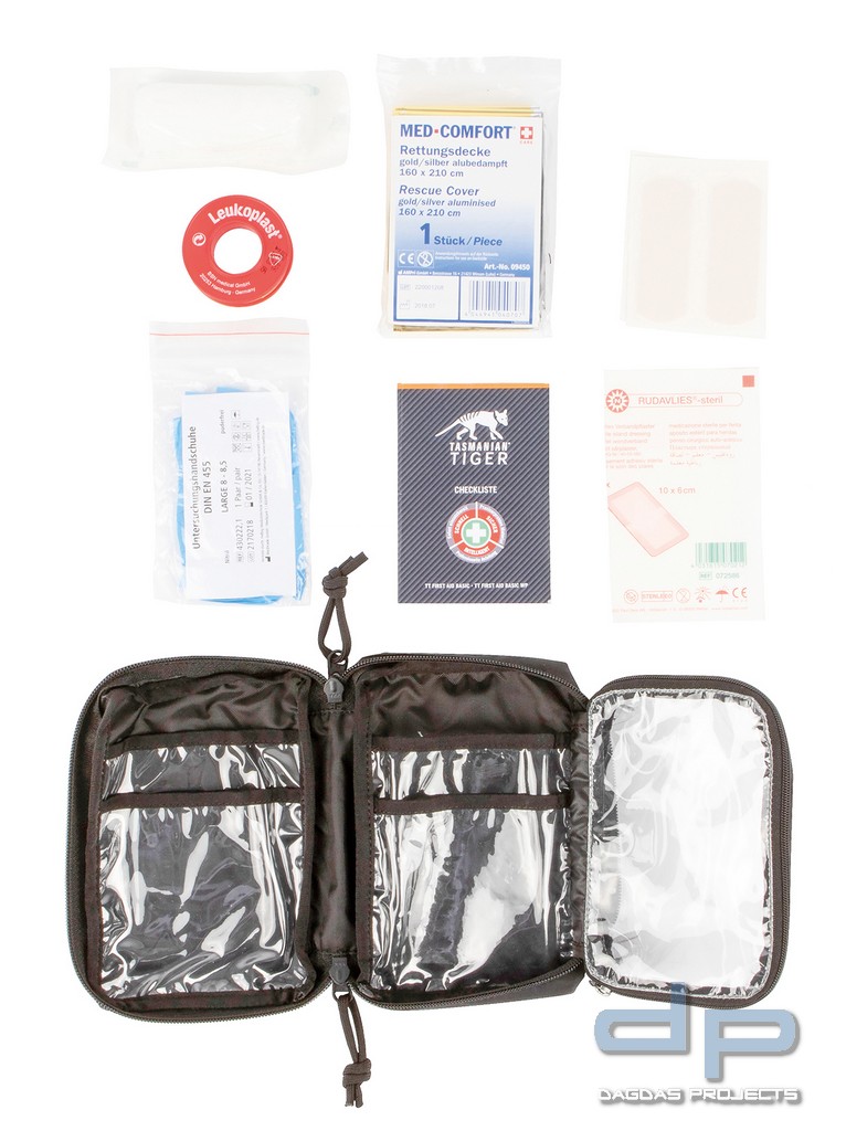 TT FIRST AID BASIC ERSTE-HILFE-SET in verschiedenen Farben