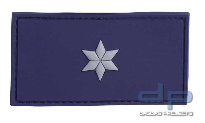 3D Dienstgradabzeichen Polizeikommissar (1 Stern)