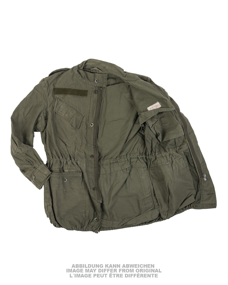 BELG.FELDJACKE M64 M.KAPUZE OLIV GEBR. VPE 5