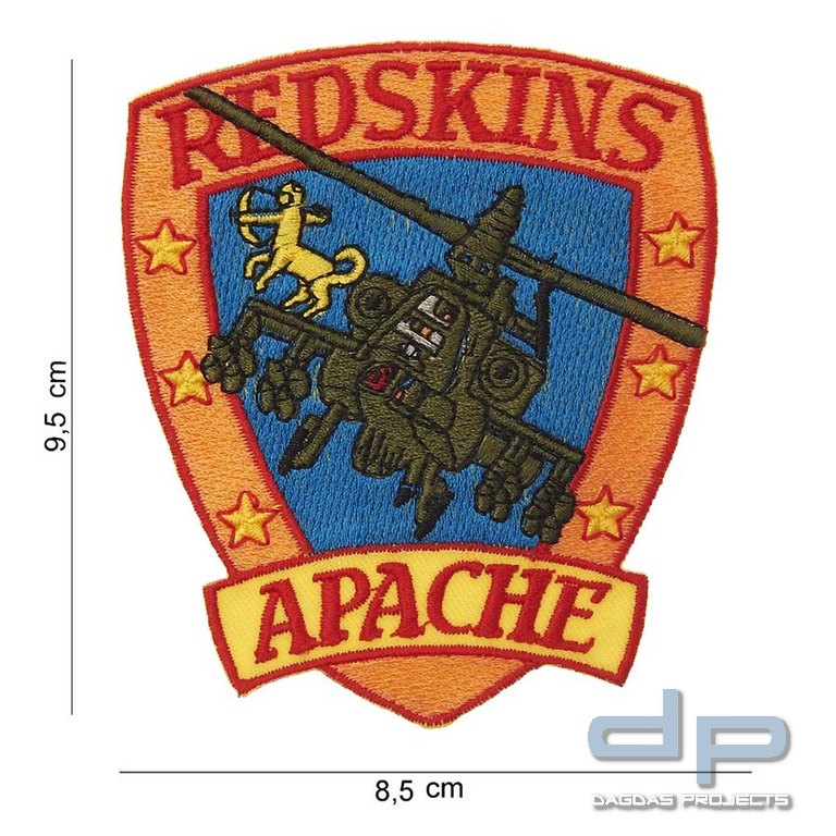 Emblem Stoff Redskins Apache