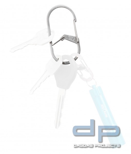 NITE IZE G-SERIES S-BINER KARABINER EDELSTAHL Farbe :Silber Größe S