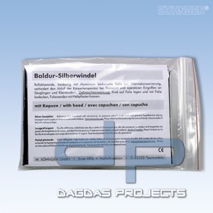 Baldur-Silberwindel mit Kapuze