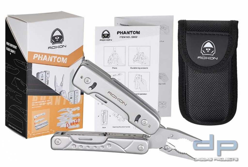 Roxon Multitool "Phantom" mit auswechselbarer Klinge