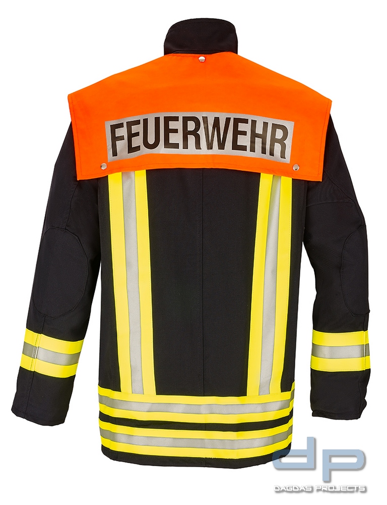 Feuerwehrjacke HuPF Teil 3 Oberstdorf 2000 50%/50% Euramid® Lenzing FR mit Koller