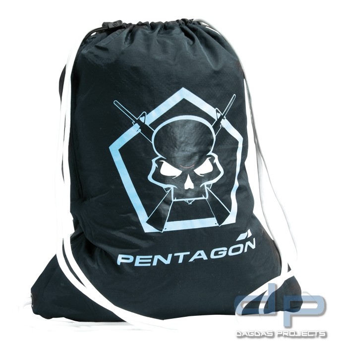 Pentagon Moho Gym Bag Skull in Schwarz und Grau