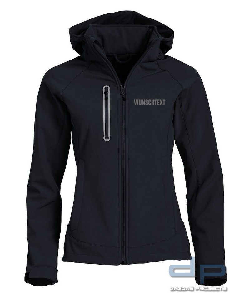 Damen Behörden Softshelljacke "Milford Jacket Ladies" in verschiedenen Farben mit Aufdruck nach Wuns