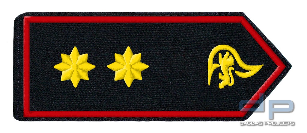 SCHULTERKLAPPENPAAR FEUERWEHR, BADEN-WÜRTTEMBERG MITGLIED IM LANDESFEUERWEHRVERBANDSVORSTAND
