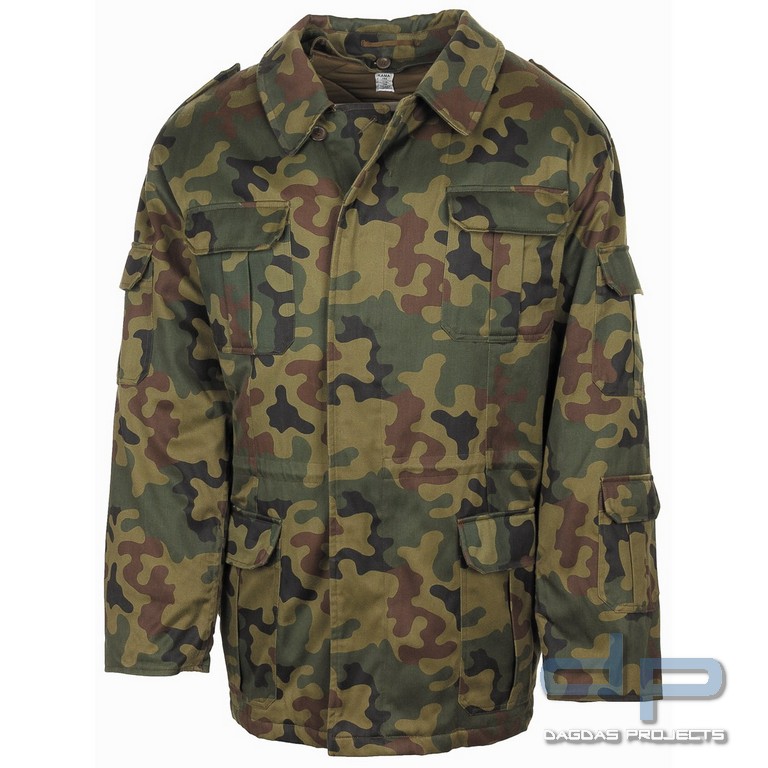 Polnischer Parka, WZ 93, tarn, Steppfutter, gebraucht VPE 5