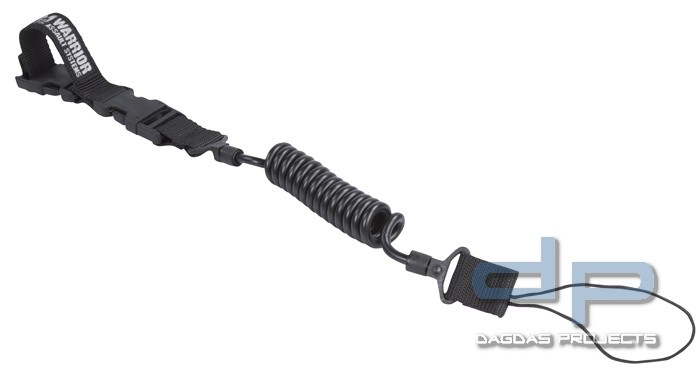 Warrior Elite Ops Tactical Pistol Lanyard Black