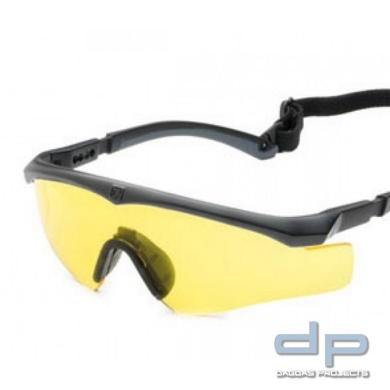 Sawfly TX Basic Gelbglas Gestell schwarz Kopfgröße bis 55