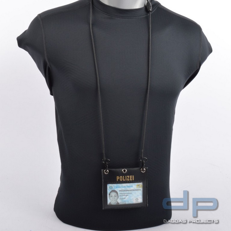 COP® Lanyard mit 2 Karabiner und Sicherheitsverschluss für Dienstausweismäppchen